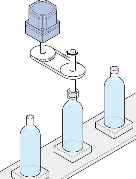 ブラシレスモーター BLE2シリーズ トルクリミッタ（マグネットクラッチ）を削減し、シンプルな装置に