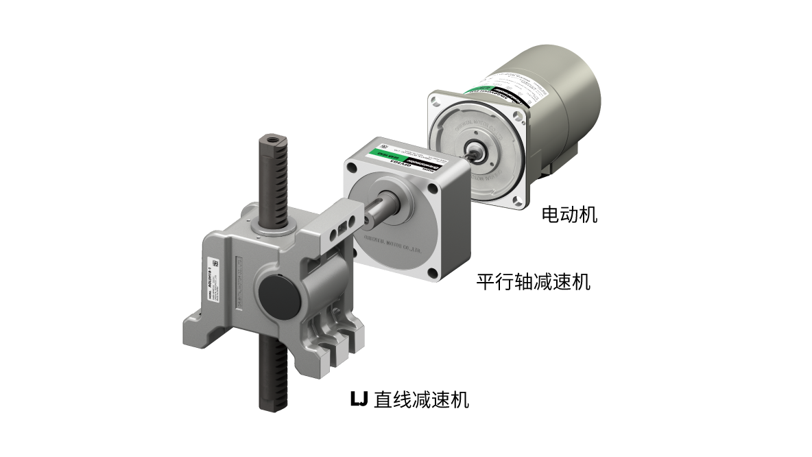 与平行轴减速机轻松组装