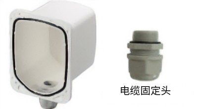 电动机盖 带电缆线接地