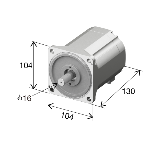 圆轴电动机尺寸