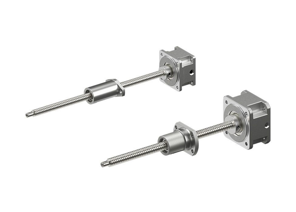 丝杠带适配器轧制滚珠丝杠型