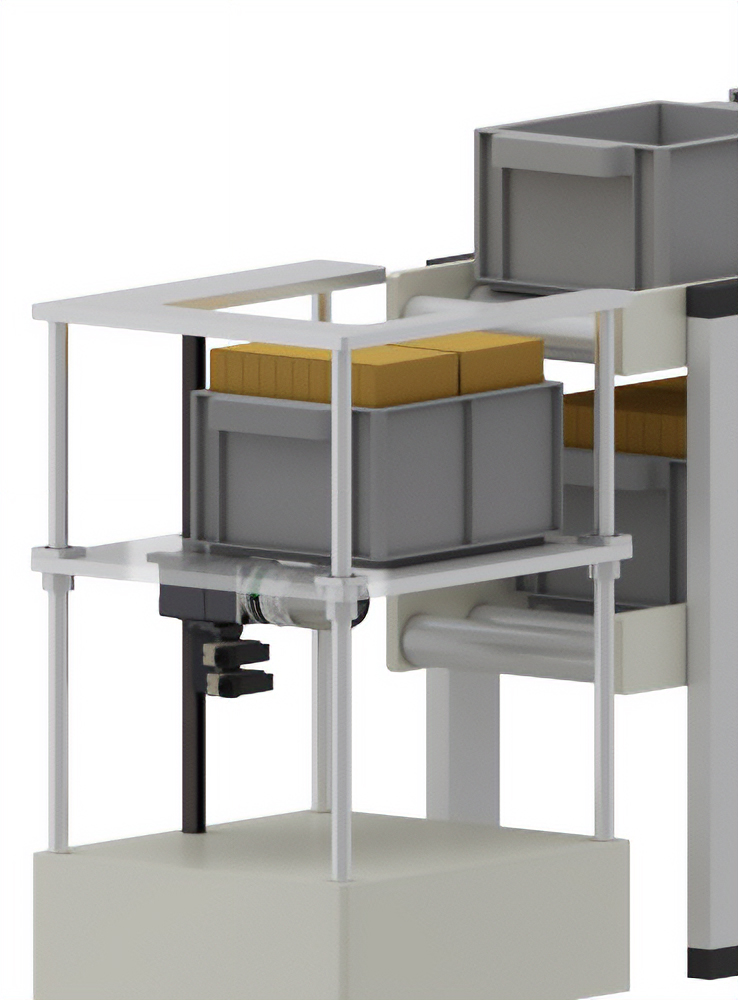 通过齿条・齿轮系统实现省人化