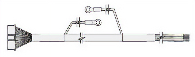 带屏蔽的信号电缆线